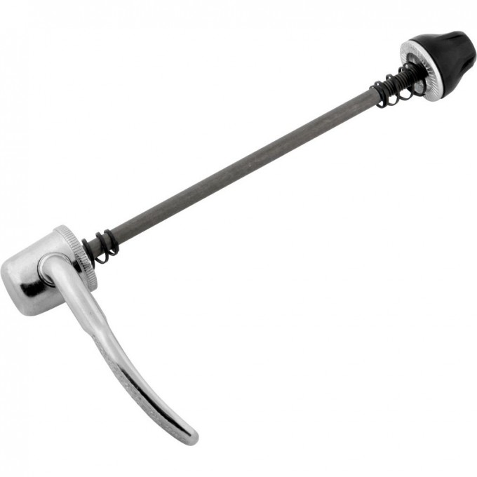 Быстросъемный зажим колеса 102F передний серебристый 112 мм 130001