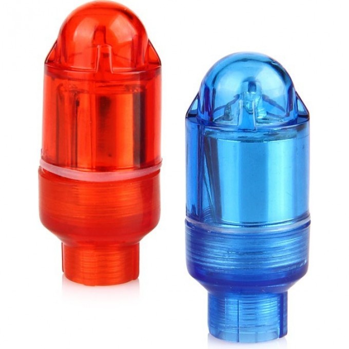Фонари на ниппель декоративные JY-505A, красный и синий 560061