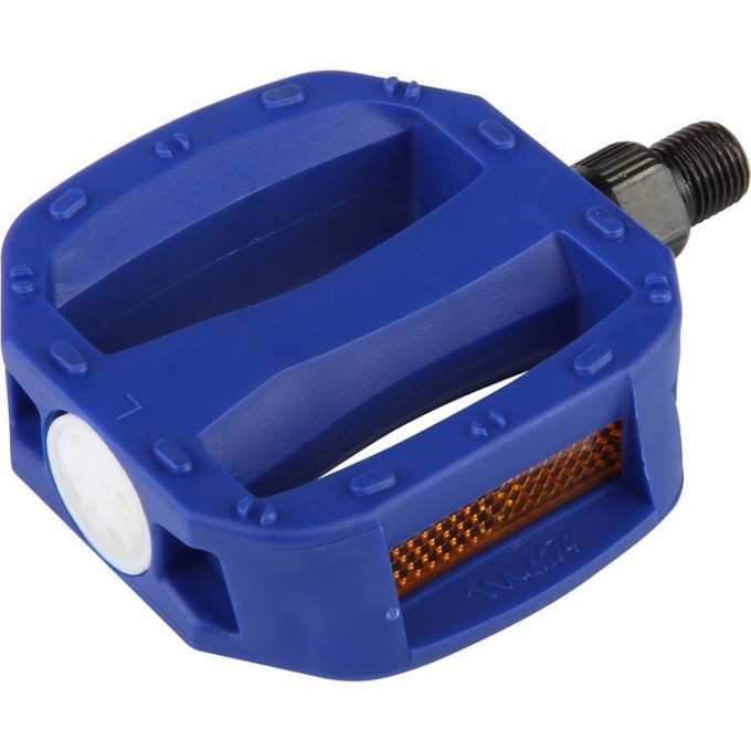 Педали FP-650 Feimin ось 1/2" со светоотражателями, пластиковые цветные 360052