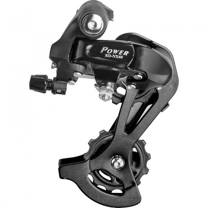 Переключатель скоростей задний Power RD60-A на 6-7 скоростей, чёрный 370125