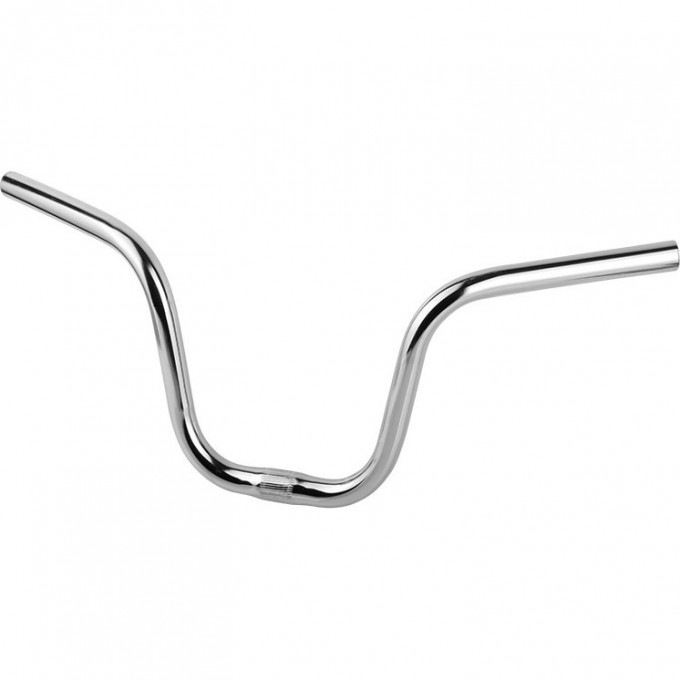 Руль ZXD-005-S шириной 580 мм для складных велосипедов, стальной хромированный 450052