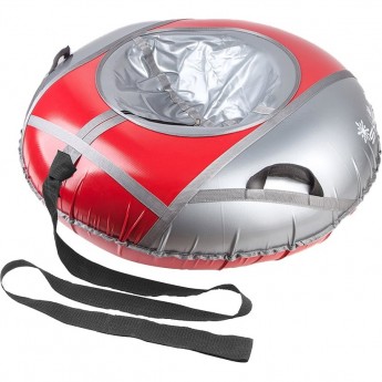 Санки надувные (тюбинг) STELS 125 см, тент без камеры СН040.125, серый/красный+серый