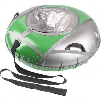 Санки надувные (тюбинг) STELS 90 см, тент без камеры СН040.090,серый/серый-салатовый