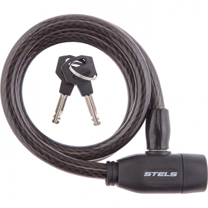 Трос-замок STELS 84103, 10х800 мм, чёрный 540074