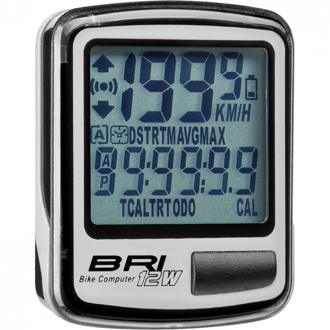 Велокомпьютер STELS BRI-12W серый 060054