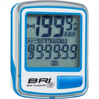 Велокомпьютер STELS BRI-8 бело-синий