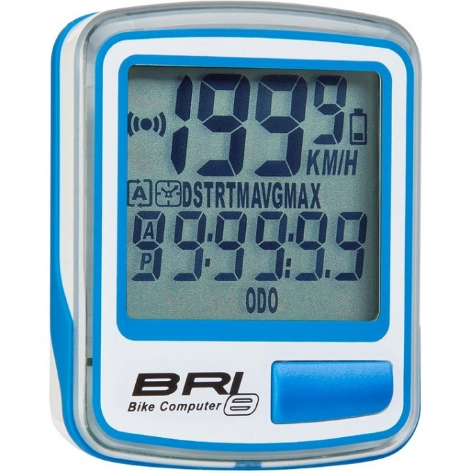 Велокомпьютер STELS BRI-8 бело-синий 060046