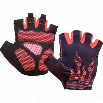 Велоперчатки ZL2313 черно-красные, размер: M