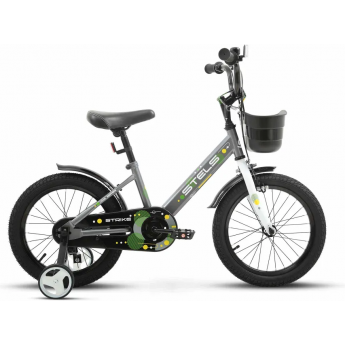 Велосипед STELS 16" STRIKE VC (JU135646) серый